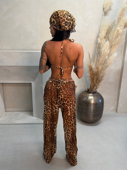 Savanna Printed Mesh Trousers