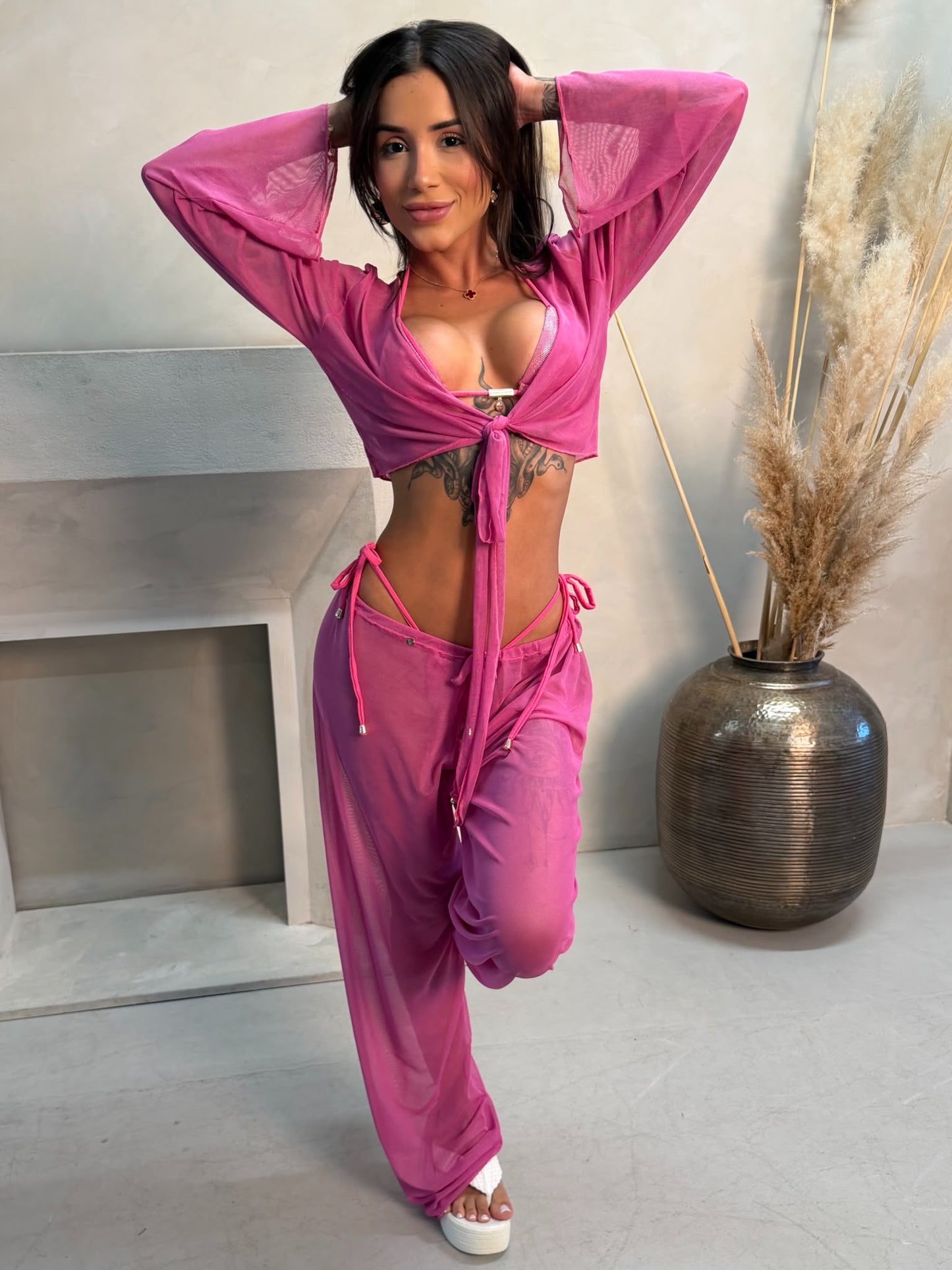 Pink Paradise Mesh Set