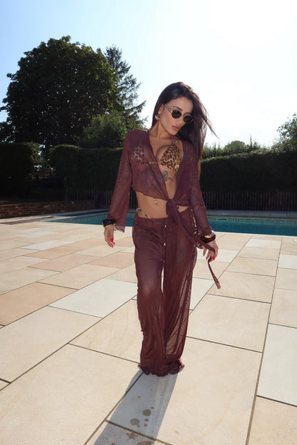 Portofino Espresso Mesh Set