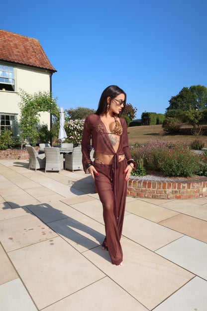 Portofino Espresso Mesh Set